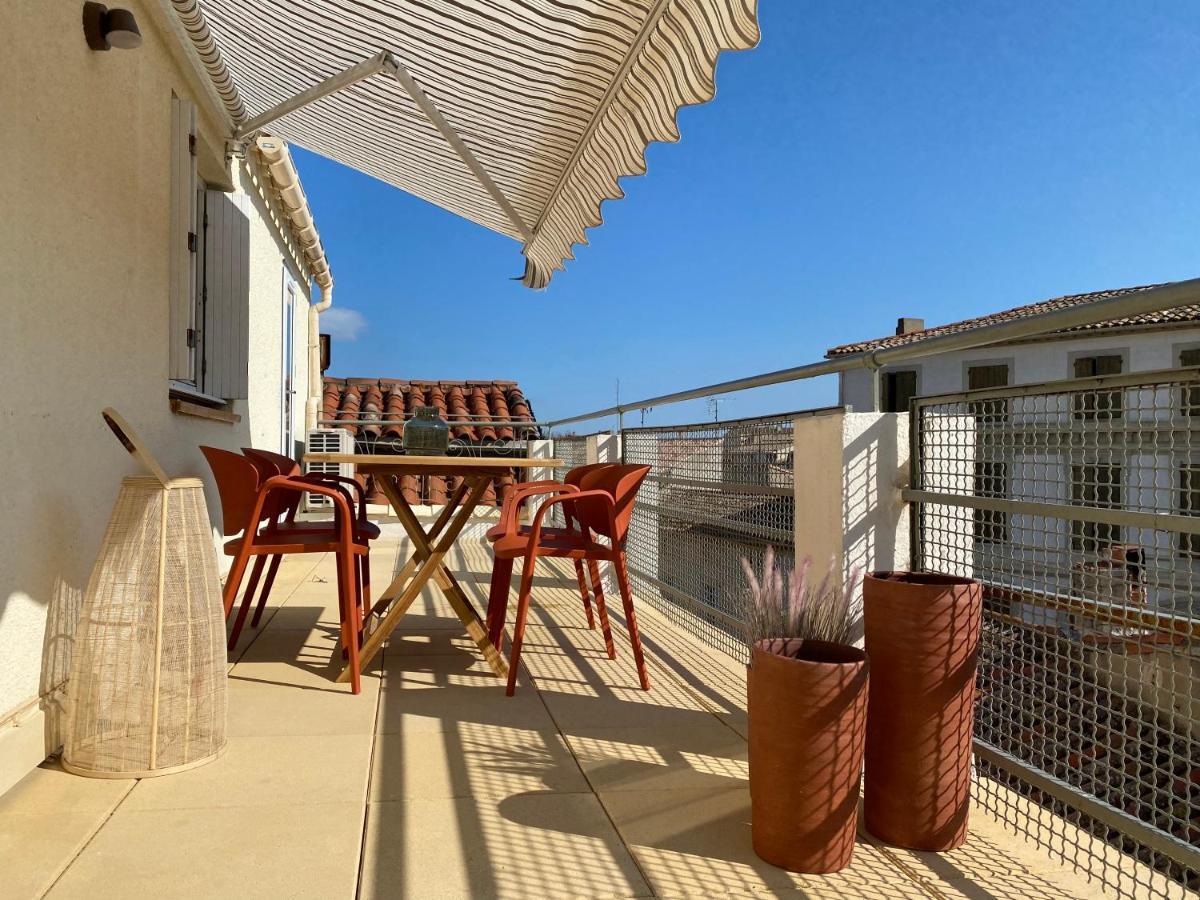 La Terrasse Sur Les Toits Lägenhet Narbonne Exteriör bild